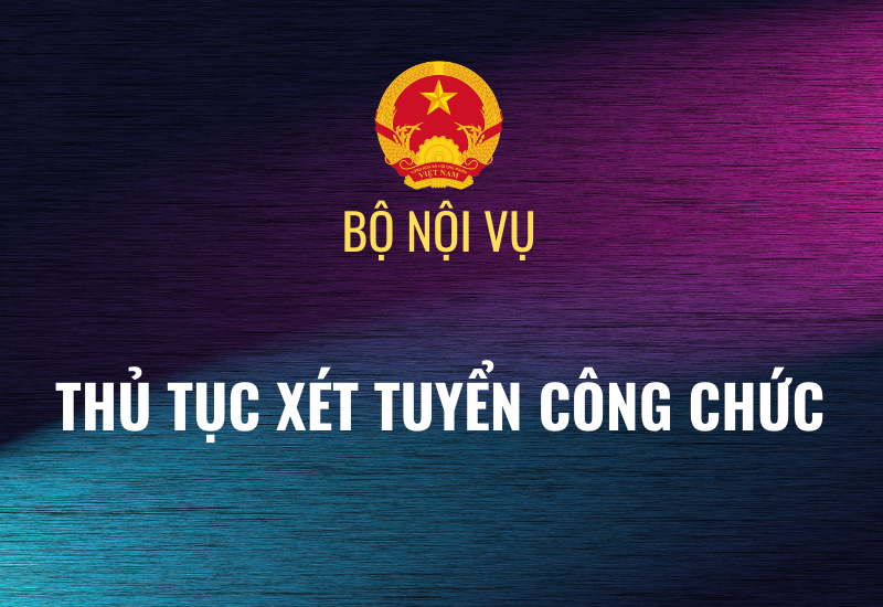 INFOGRAPHIC: Thủ tục xét tuyển công chức